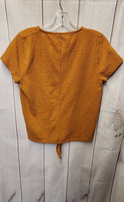 J Crew Women's Size S Brown Short Sleeve Top