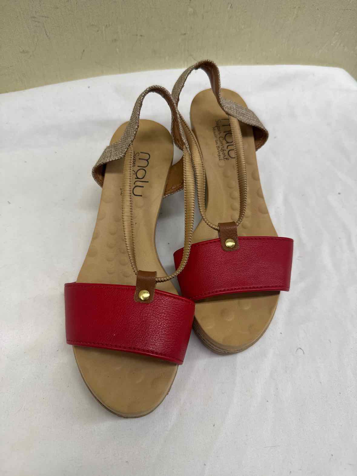 Malu Women's Size 6 Red Sandals Shoes – Off The Rack