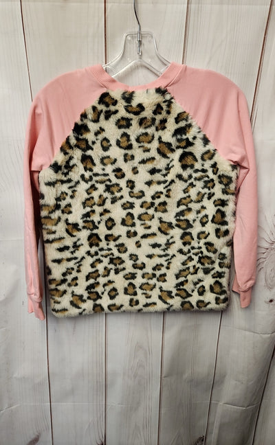 Hanna Andersson Girl's Size 10 Pink & Brown Sweatshirt