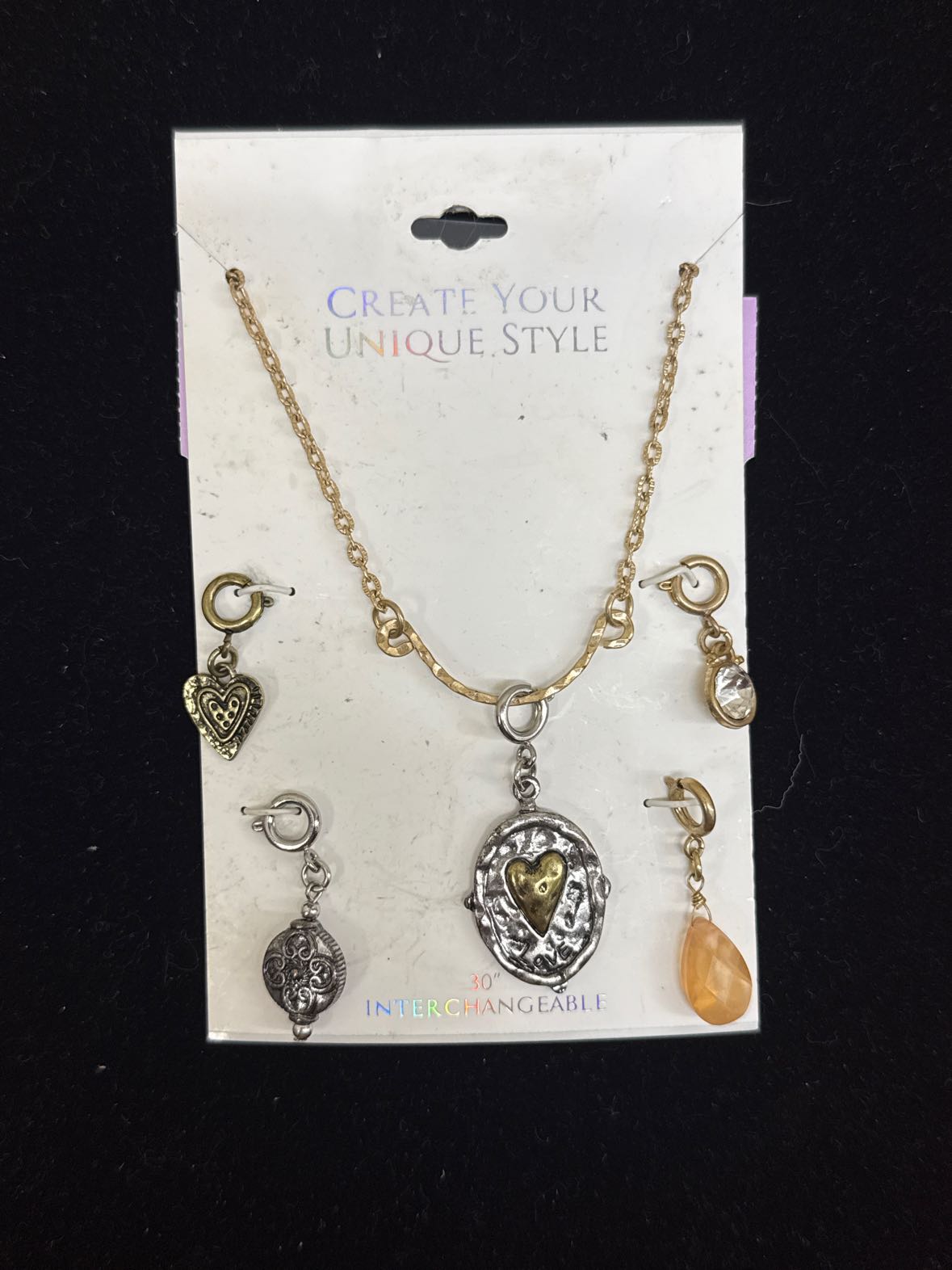 Interchangeable Charm Necklace 5PCS NWT