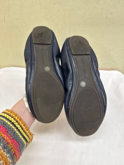 Lucky Brand Women's Size 8-1/2 Navy Flats Shoes