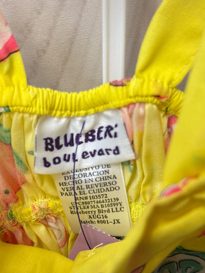 NWT Blueberi Girl's Size 3-6 Months Yellow Outfit