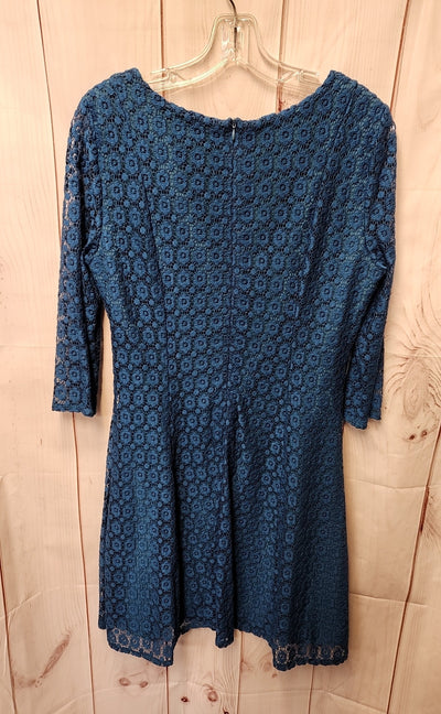 Yumi Women's Size 6/8 Teal Dress