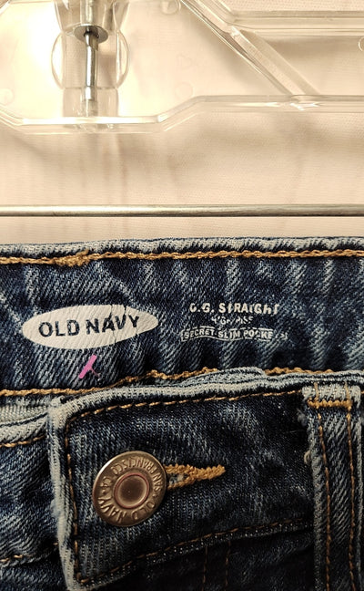 Old Navy Women's Size 26 (1-2) Blue Jeans O.G. Straight High Rise