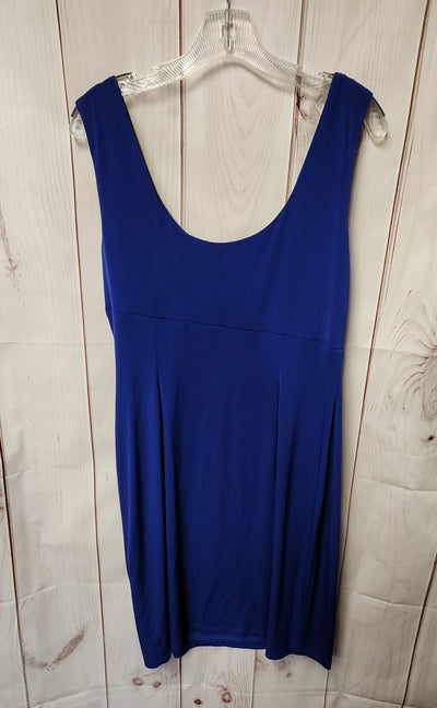 Connected Women's Size 14 Blue Dress