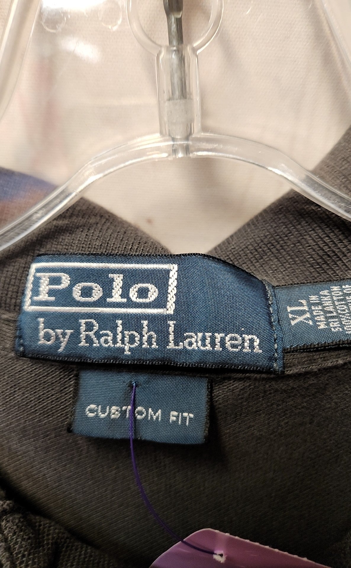 Polo by Ralph Lauren Men's Size XL Gray Shirt