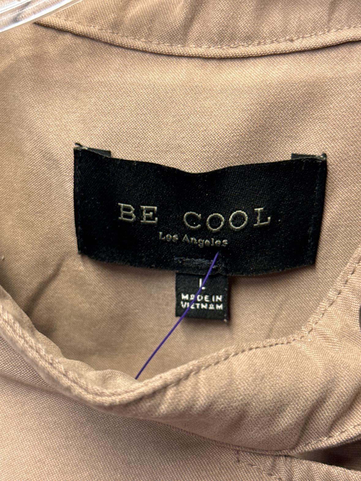 Be Cool Los Angeles Women's Size L Tan Jacket