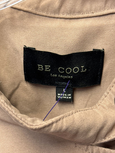 Be Cool Los Angeles Women's Size L Tan Jacket