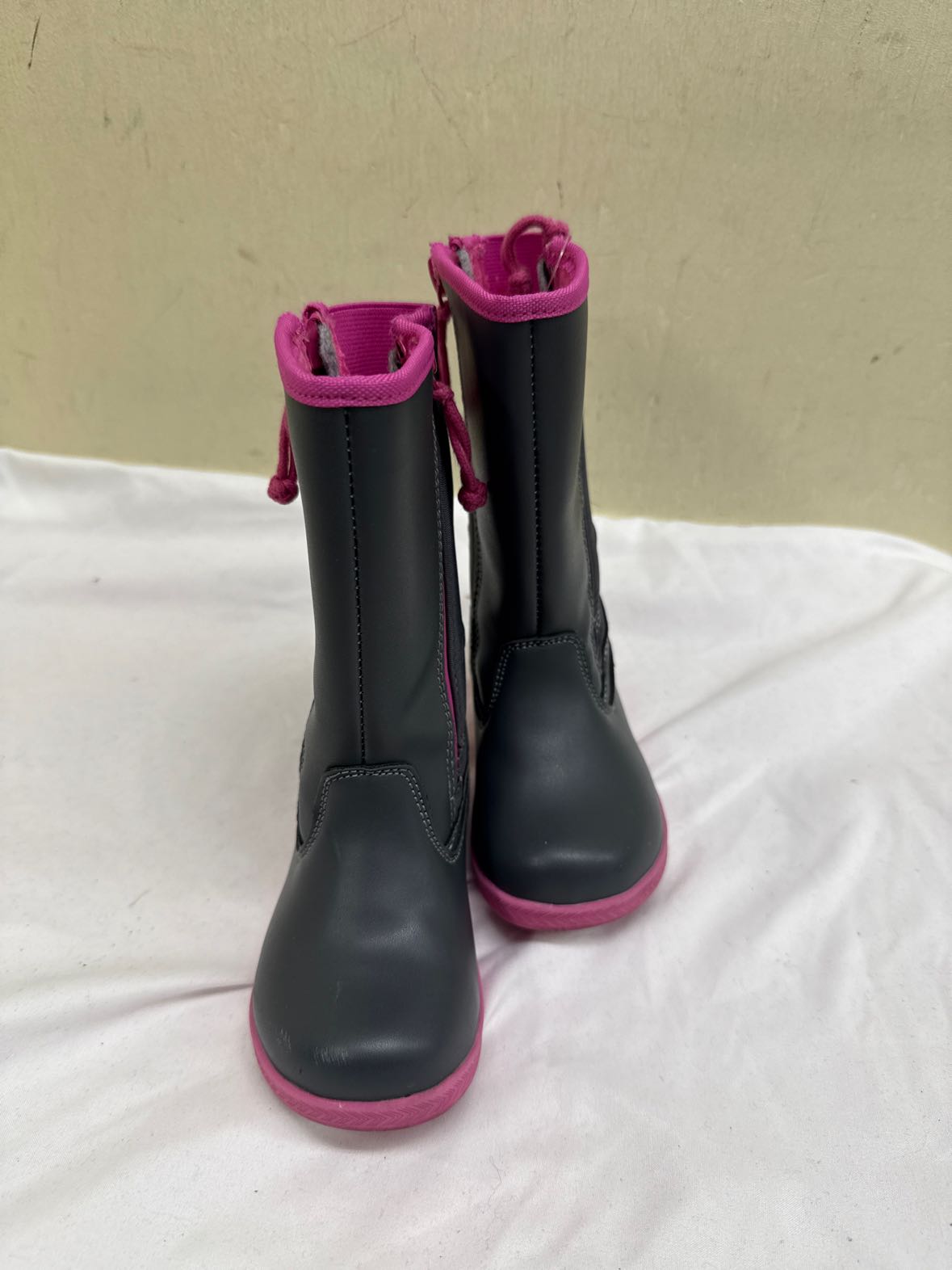 Billy Girl's Size 7 Gray & Pink Boots