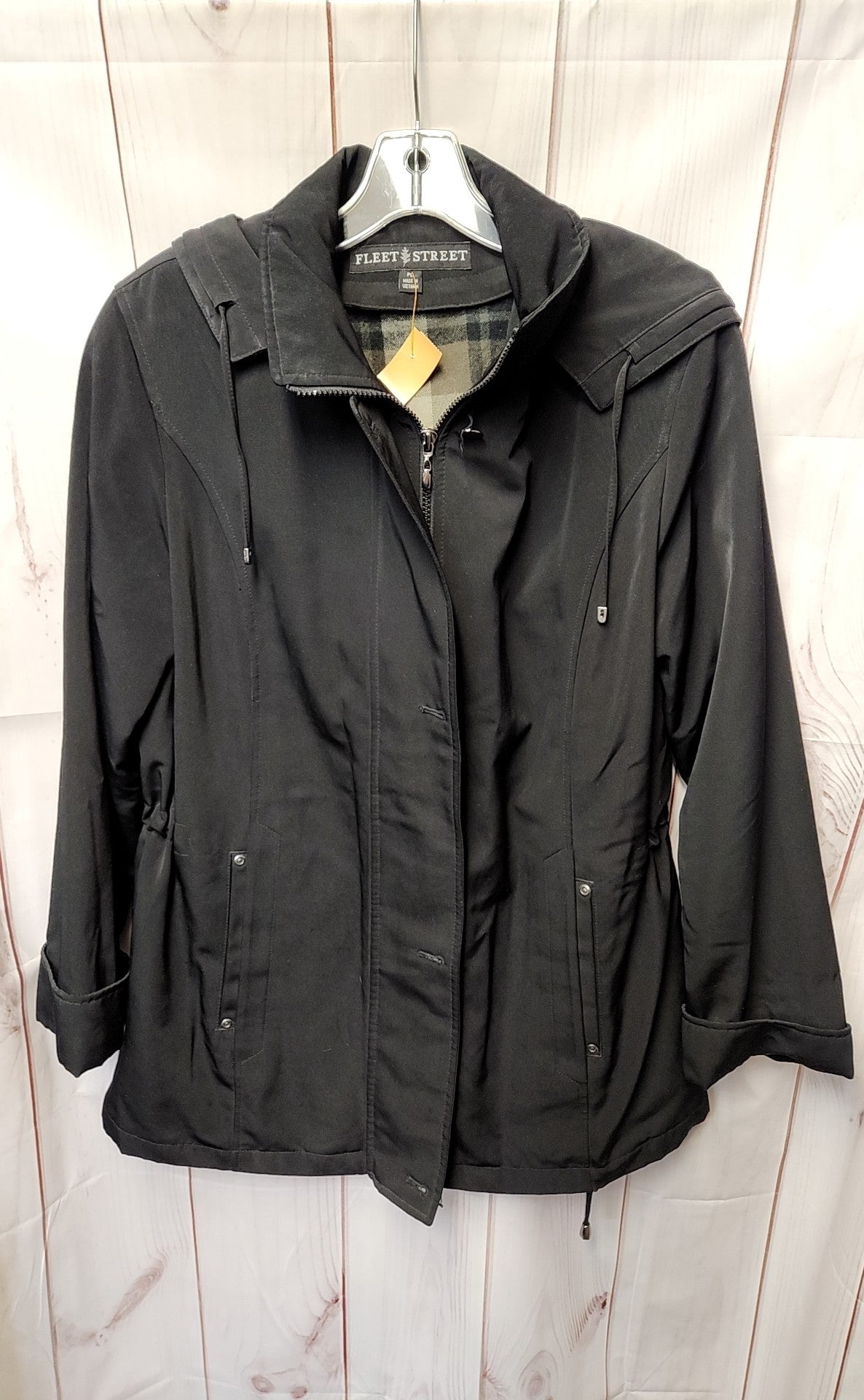 Fleet Street Women's Size L Petite Black Jacket