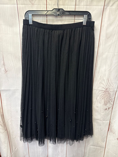 Dr2 Women's Size L Black Lace Beaded Skirt