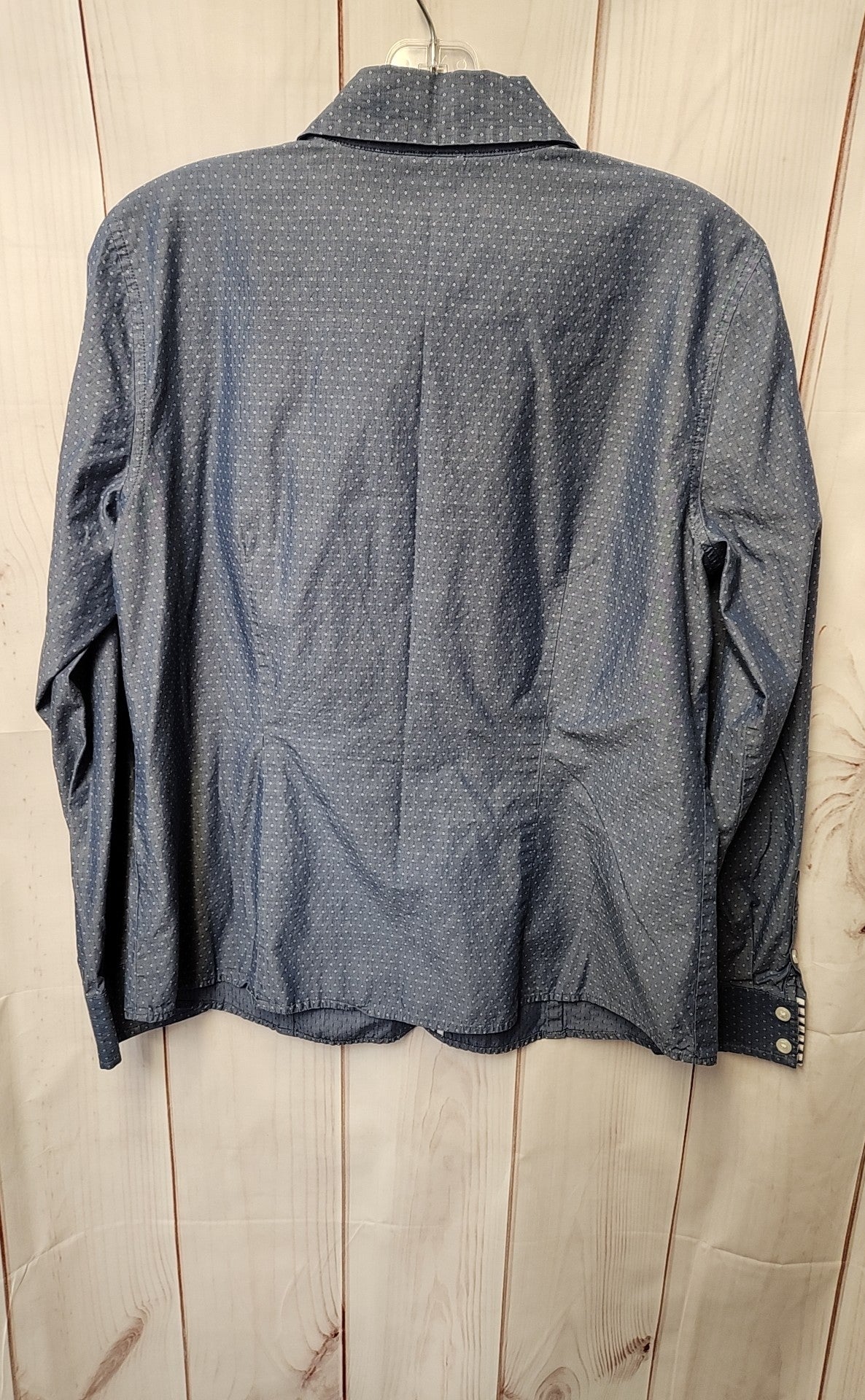 Van Heusen Women's Size L Blue Long Sleeve Top