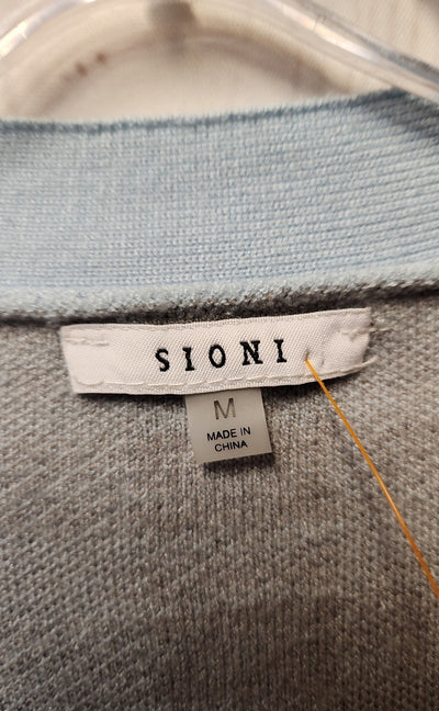 Sioni Women's Size M Blue Cardigan