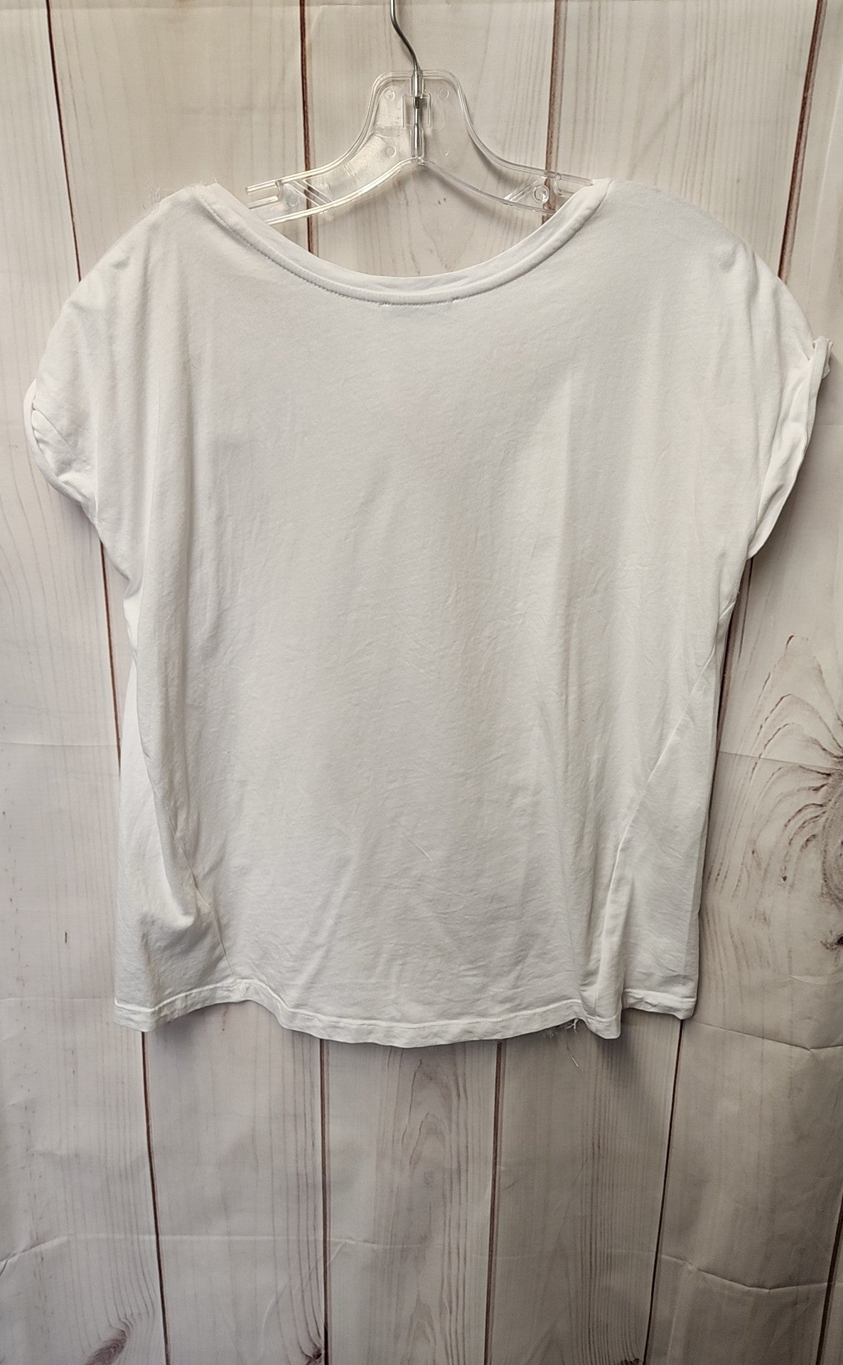Zara Women's Size S White Short Sleeve Top