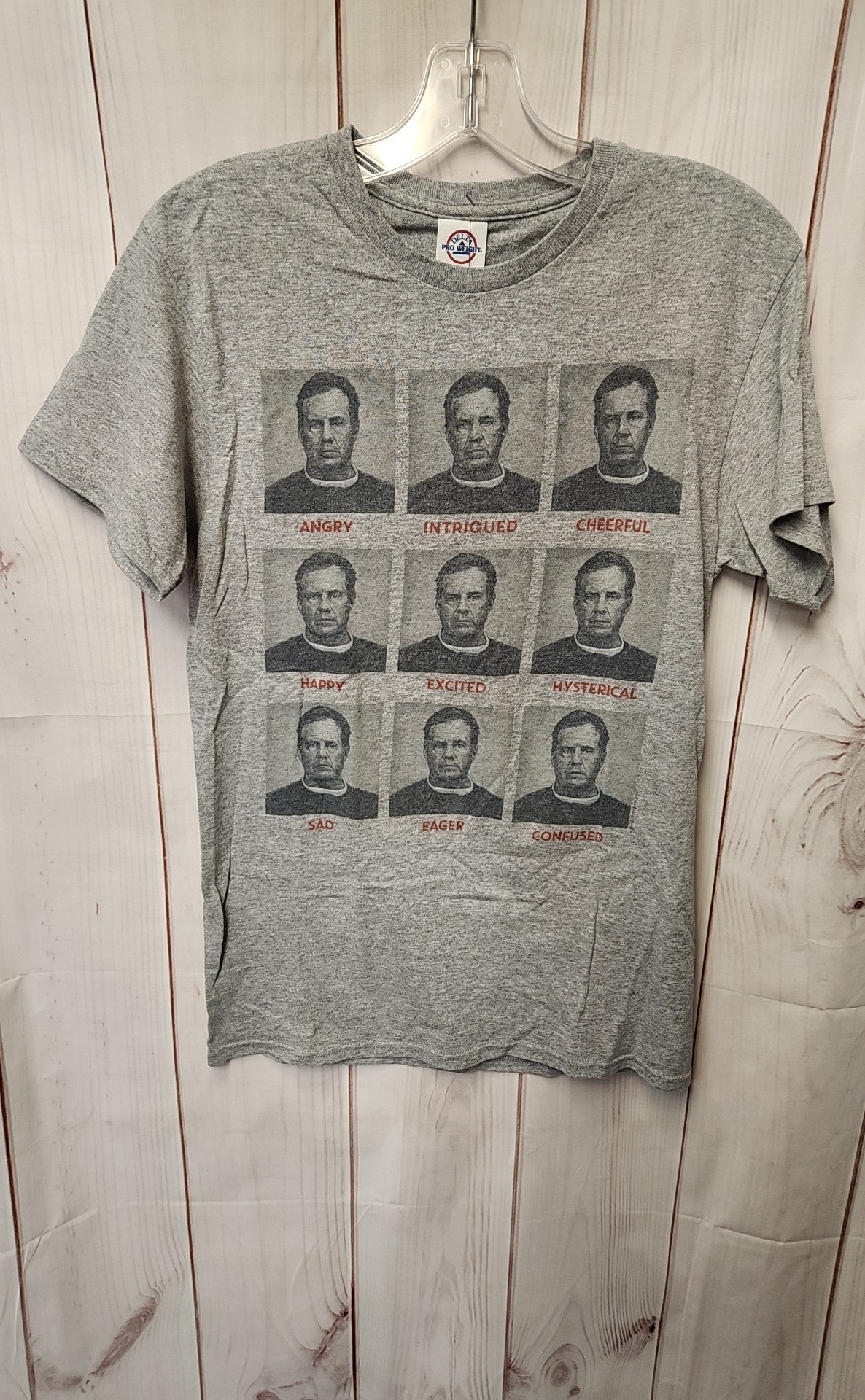 Delta Men's Size S Gray Shirt