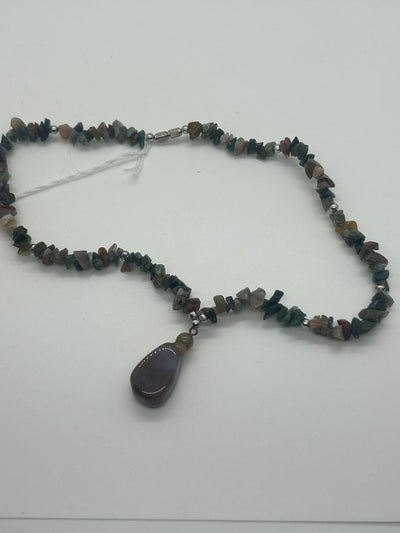 Multi-Color Stone Necklace