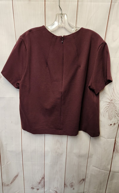 Spanx Women's Size 1X Purple Short Sleeve Top