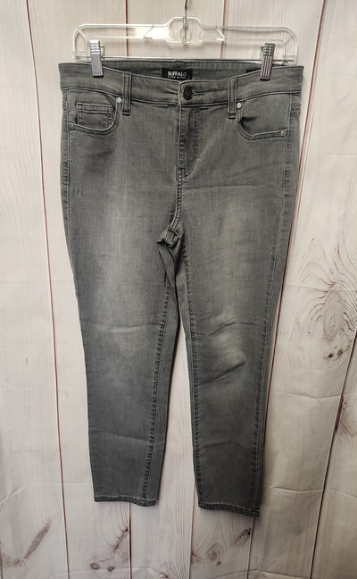 Buffalo Women's Size 30 (9-10) Gray Jeans Aubrey