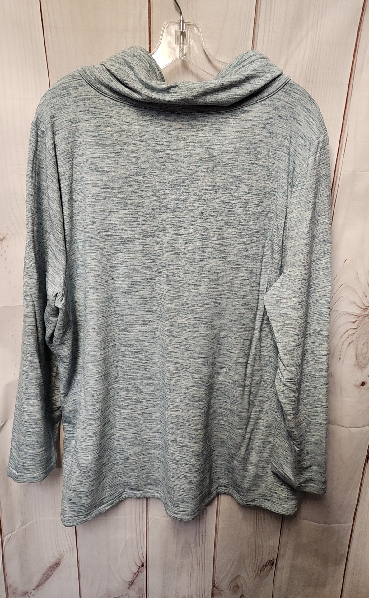 Talbots Women's Size 2X Light Blue Long Sleeve Top