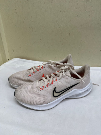 Nike Downshifter 11 CW3413-601 Women's Size 10 Off-White Sneakers Shoes