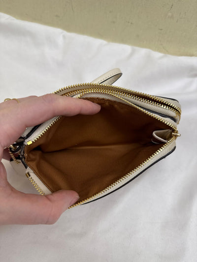 Coach Tan Leather Wristlet