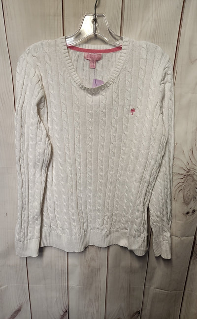 Lilly Pulitzer Women's Size XL White Sweater