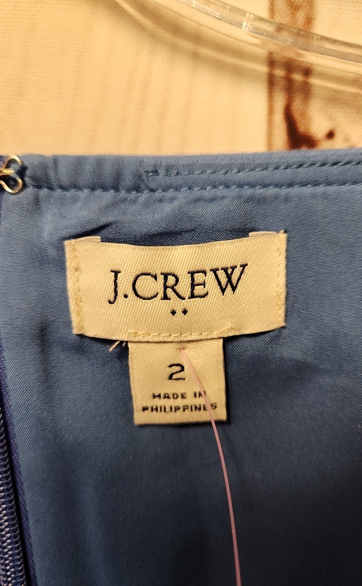 J Crew Women's Size 2 Blue Dress