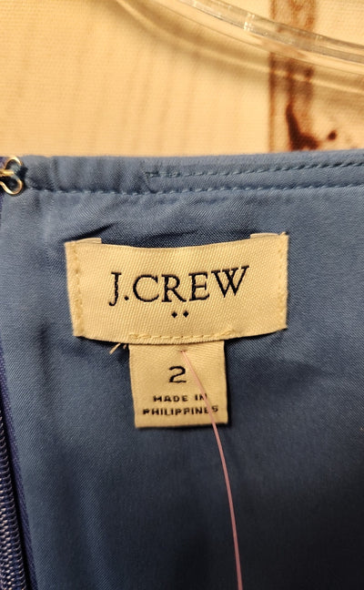 J Crew Women's Size 2 Blue Dress