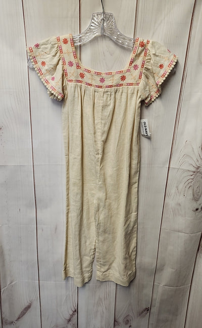 NWT Old Navy Girl's Size 4 Beige Jumpsuit