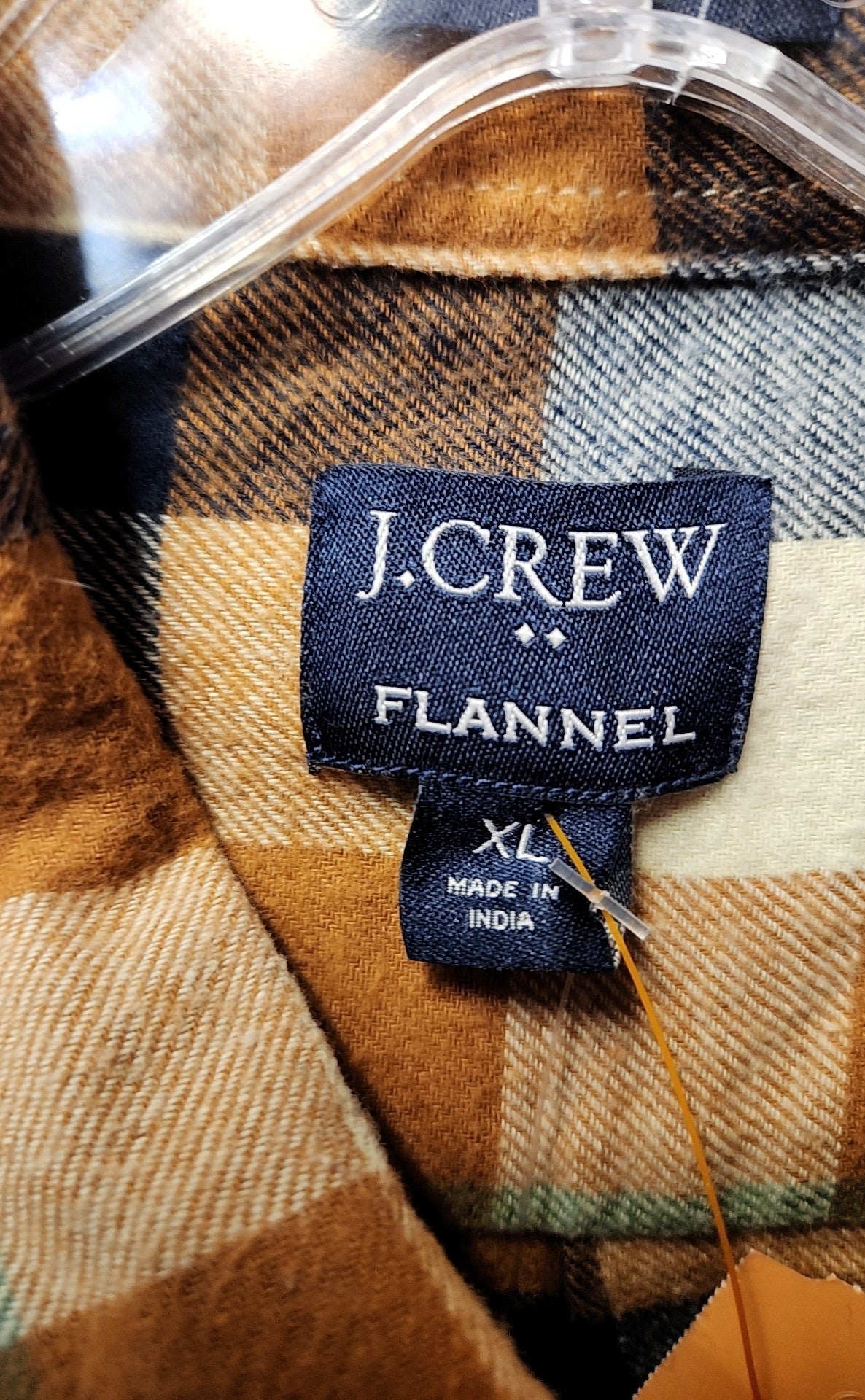 J Crew Men's Size XL Brown Shirt