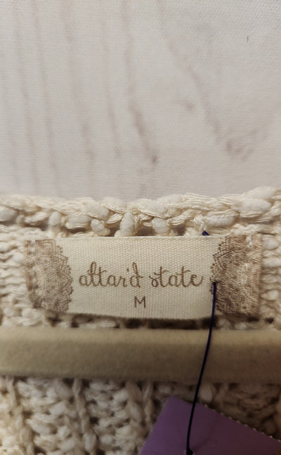 Altar'd State Women's Size M Beige Sweater