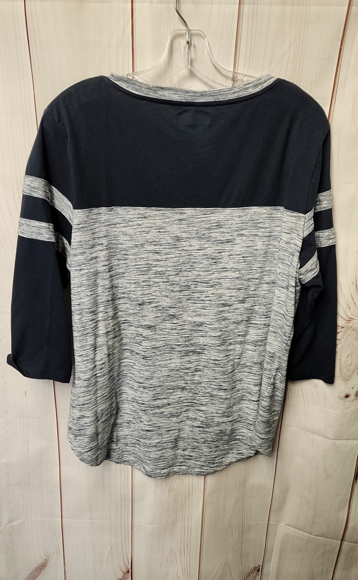 Patriots Women's Size XL Navy 3/4 Sleeve Top