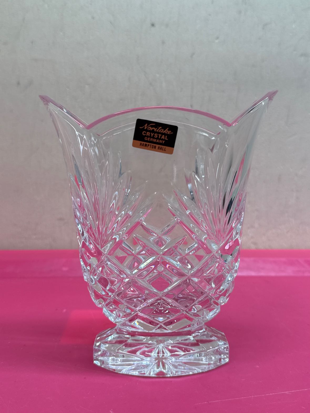Noritake Crystal Germany Hampton Hall Vase