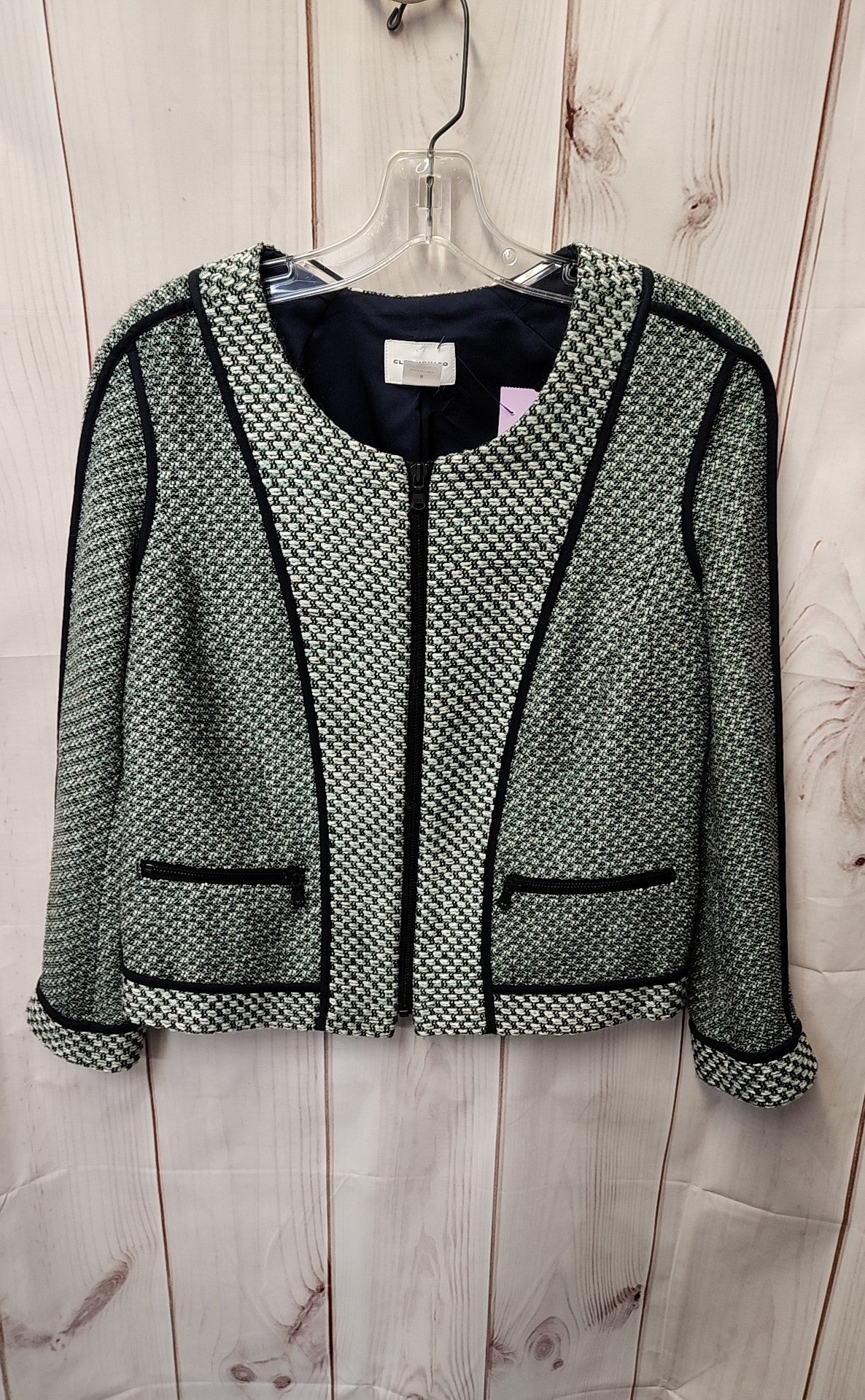 Club Monaco Women's Size 8 Blue & Green Jacket