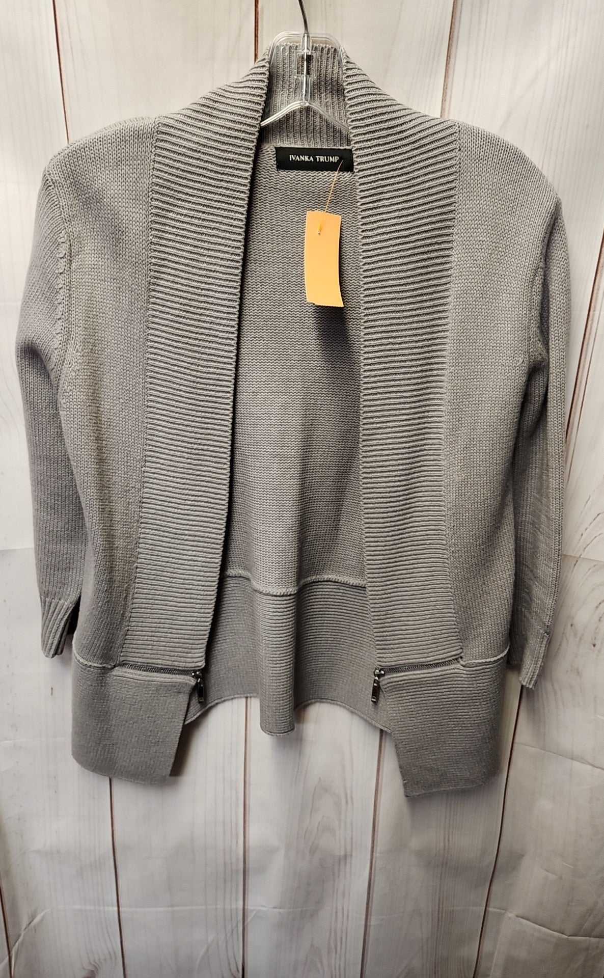 Ivanka Trump Women's Size S Gray Cardigan