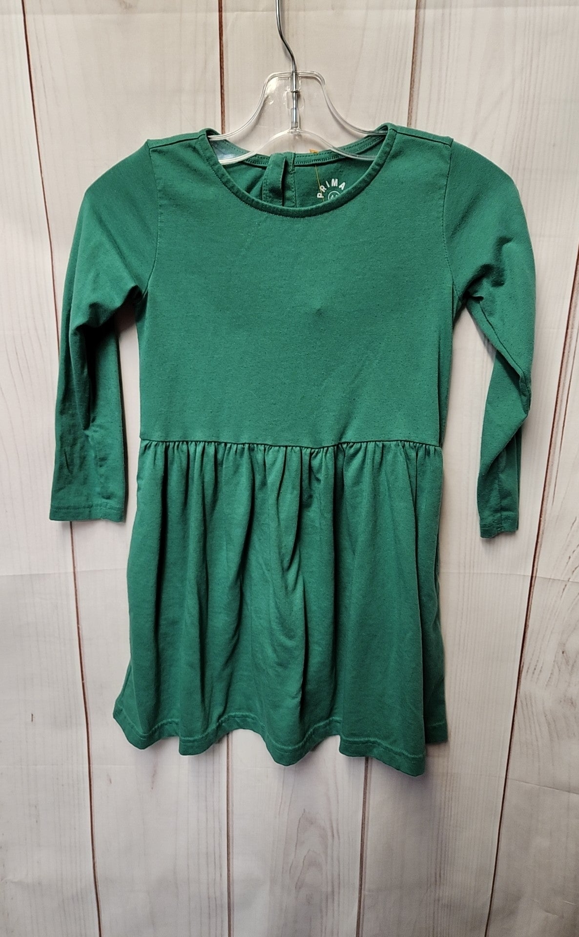 Primary Girl's Size 4/5 Green Dress