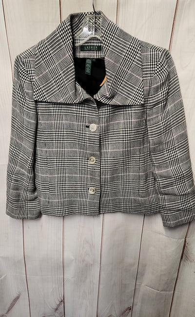 Lauren by Ralph Lauren Women's Size 8 Black & Pink Jacket