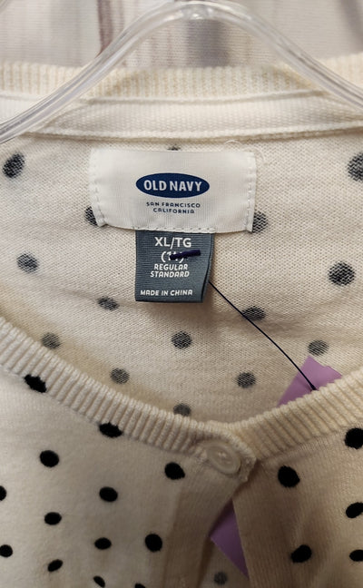 Old Navy Girl's Size 14 White Sweater