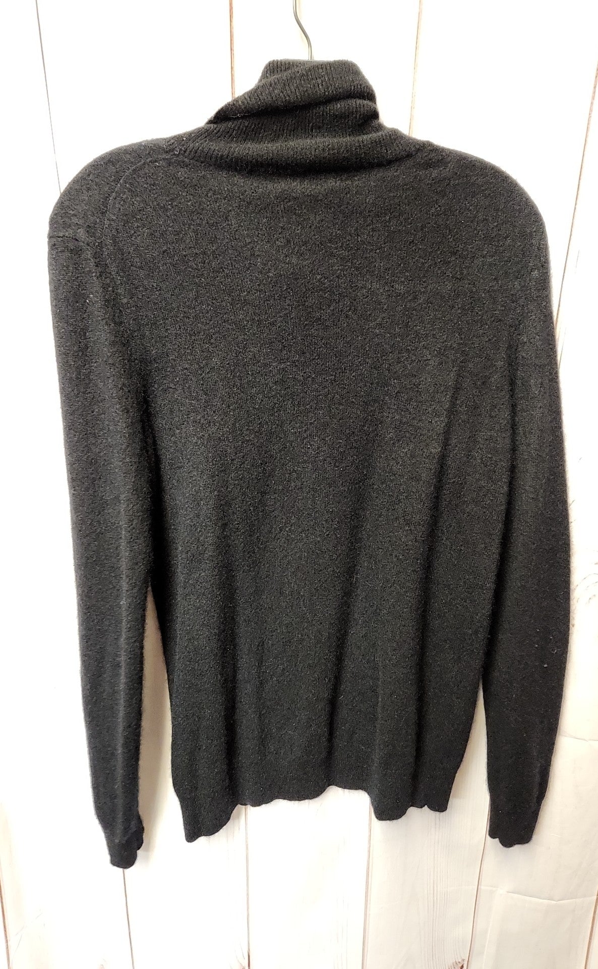 C by Bloomingdale's Women's Size L Black Cashmere Sweater