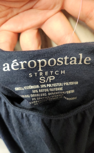 Aeropostale Women's Size S Navy Sleeveless Top