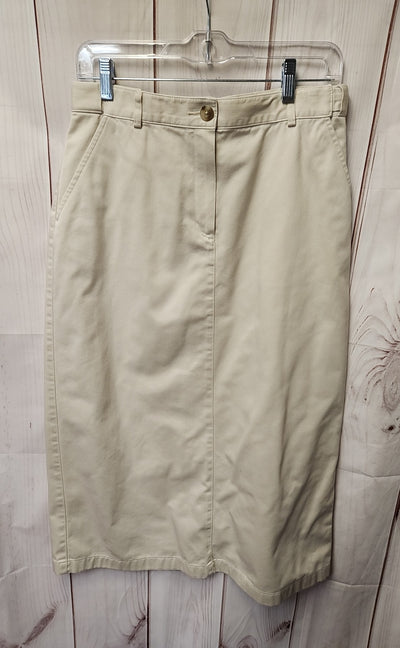 LL Bean Women's Size 8 Beige Skirt
