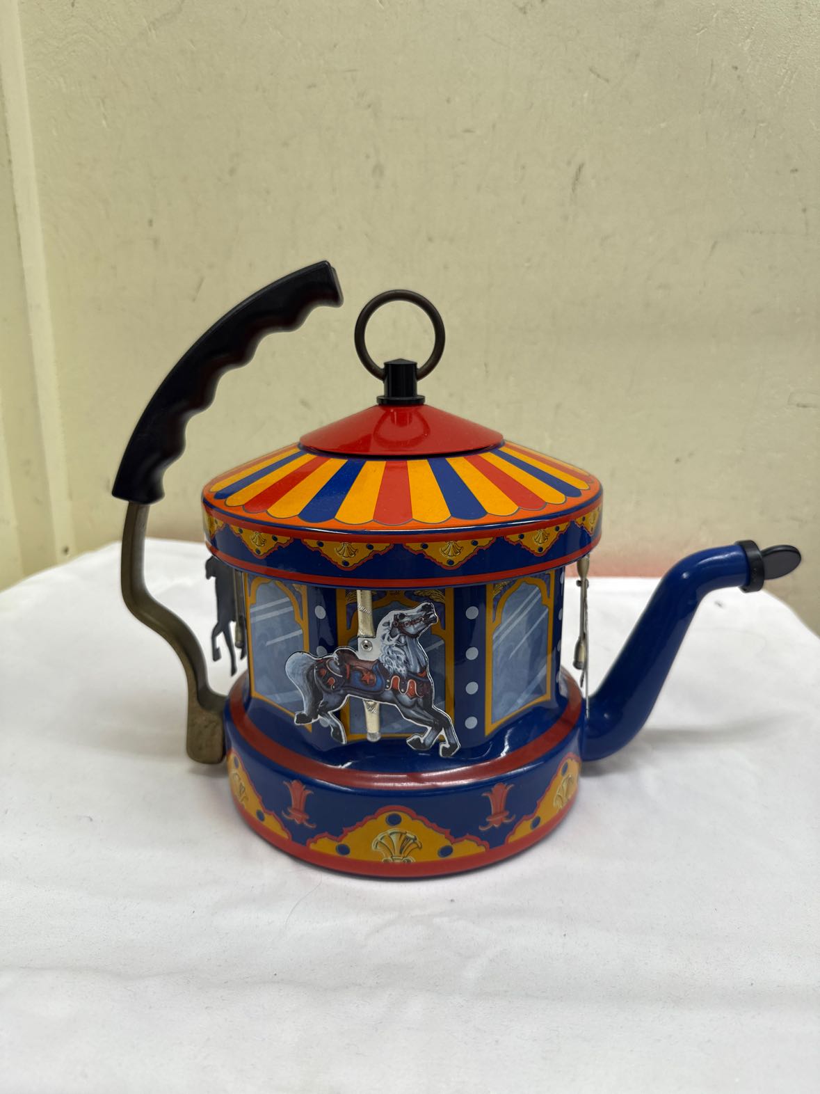 VTG MKI Kamenstein World of Motion Tea Kettle Teapot Carousel