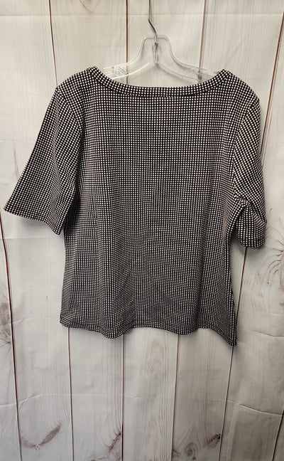 Ann Taylor Women's Size XL Purple Short Sleeve Top