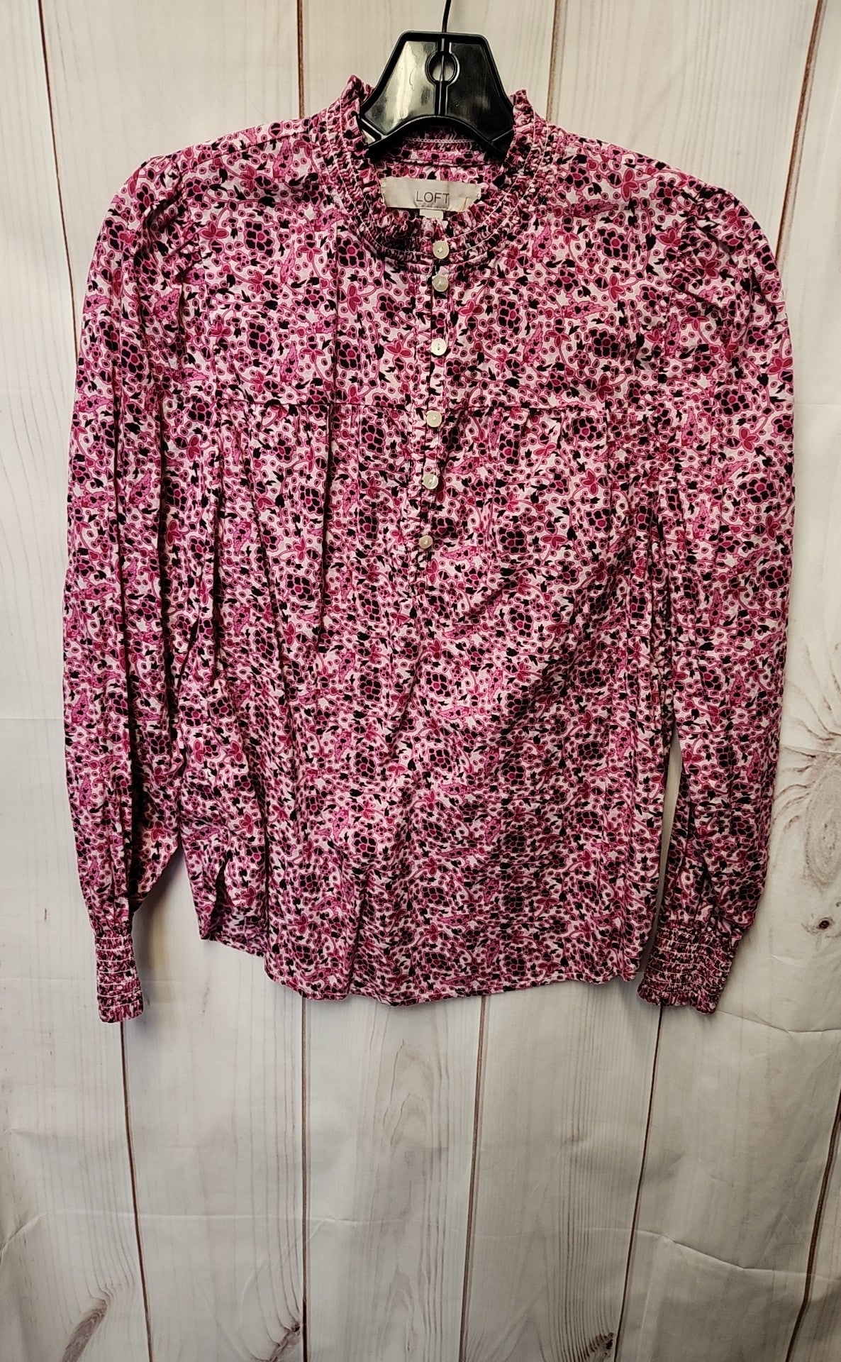 Loft Women's Size XS Pink Long Sleeve Top