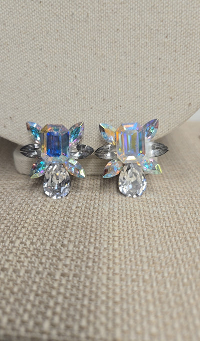 Rhinestone Clip-on Earrings