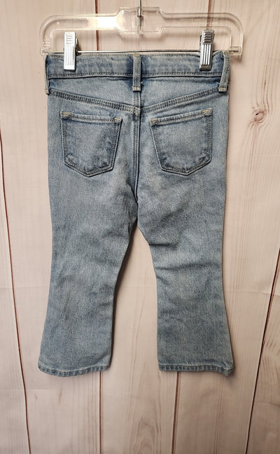 Old Navy Girl's Size 3 Blue Jeans Adjustable Waist
