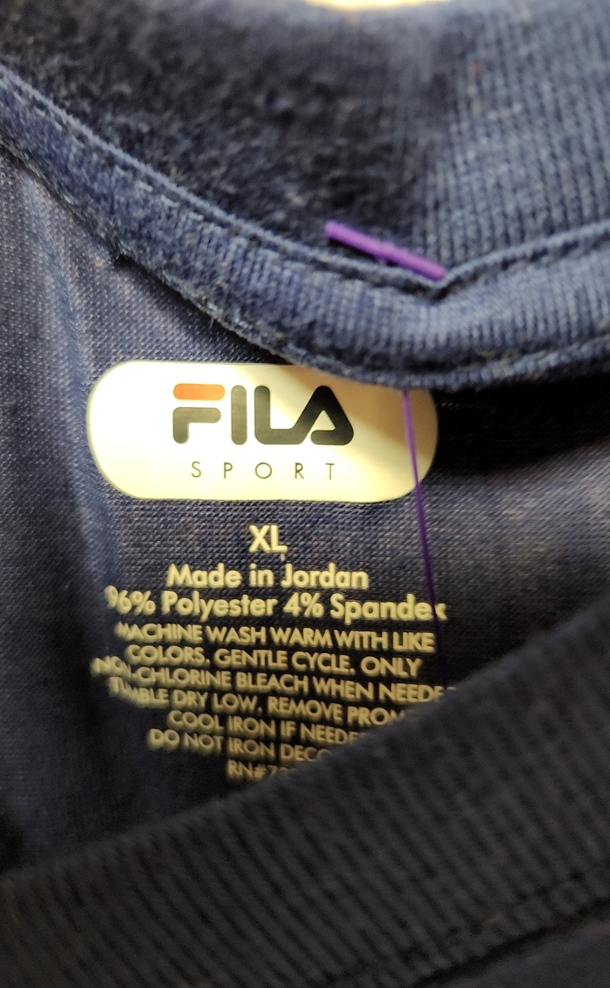 Fila Men's Size XL Blue Shirt