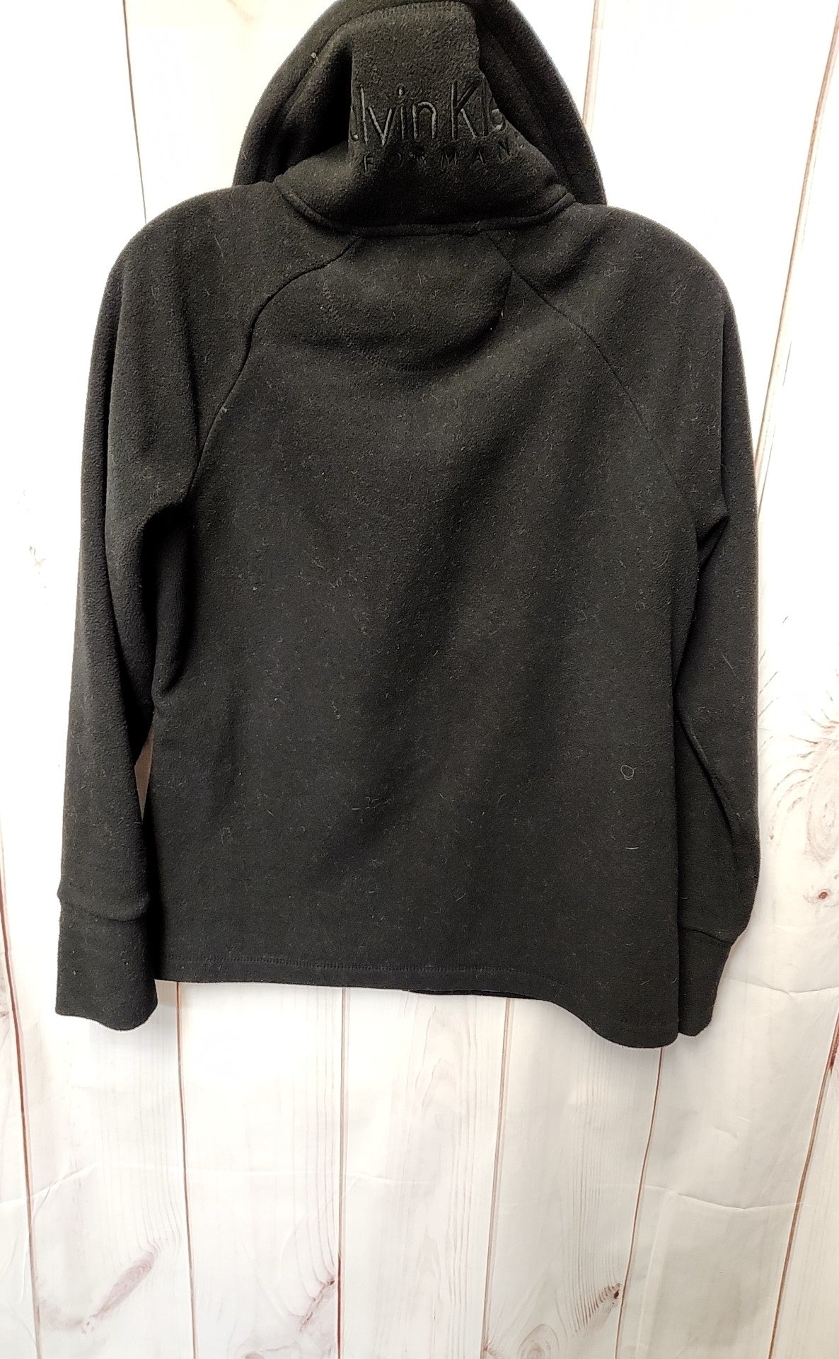 Calvin Klein Women's Size S Black Full Zip Hooded Sweatshirt