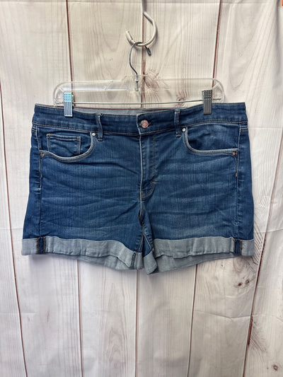 White House Black Market Women's Size 12 Blue Shorts The 5'' Short