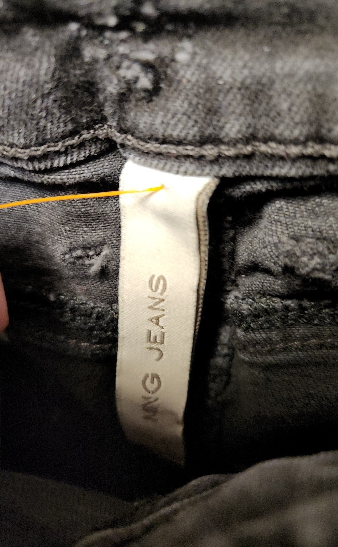 Mng Women's Size 29 (7-8) Black Jeans Uptown Slim Push Up